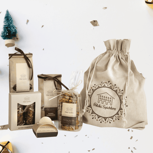 zestawy upominków na święta, polski spichlerz, zestawy prezentowe, boxy prezentowe, gift box