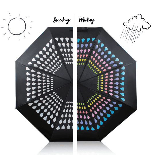 parasol zmieniający kolor