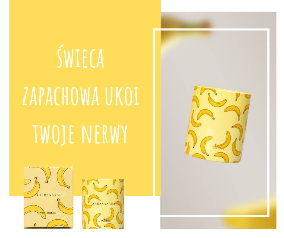 świeca zapachowa z twoim logo - bananowa