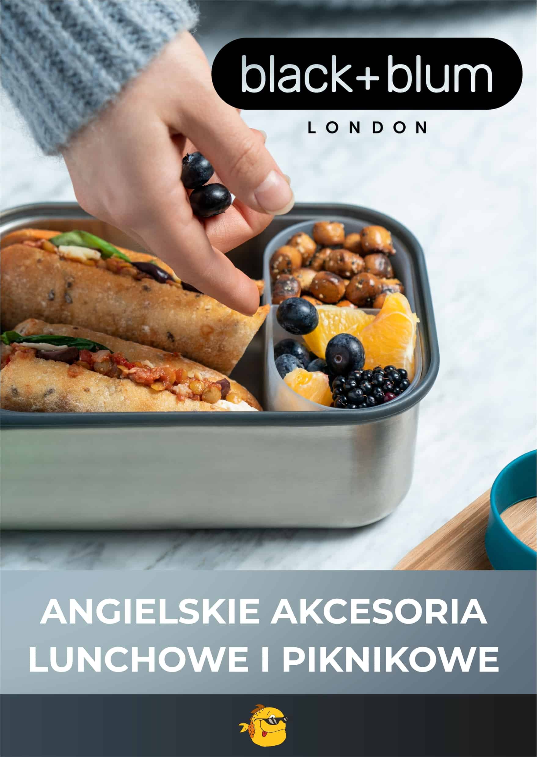 Lunchboxy, bidony, termosy, sztućce, lunchbagi marki Black + Blum