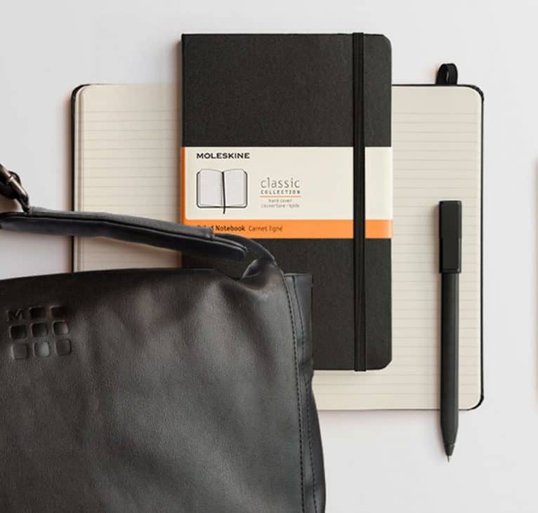 notesy premium Moleskine z logo