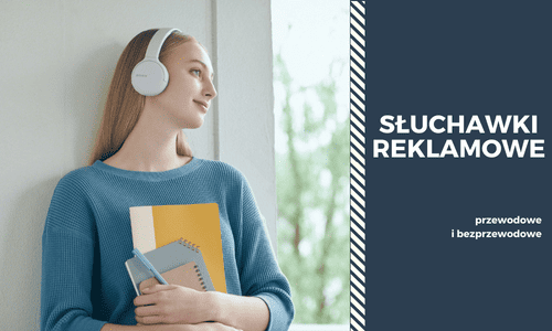 słuchawki z logo dla firm