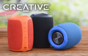 creative głośniki z logo