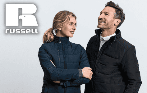 russell gadżety reklamowe odzież