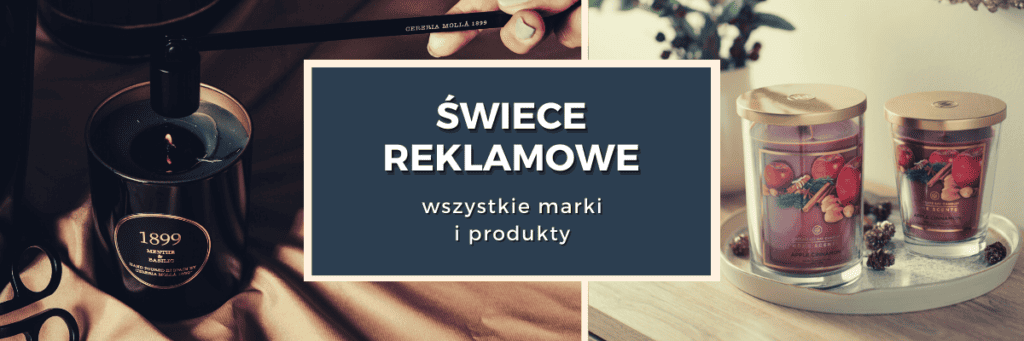 świece z logo
