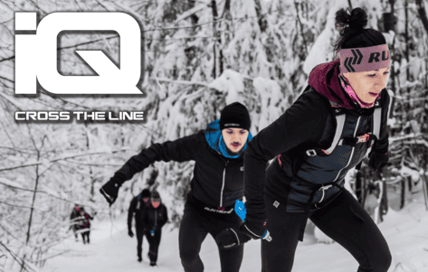 iq cross the line produkty z logo