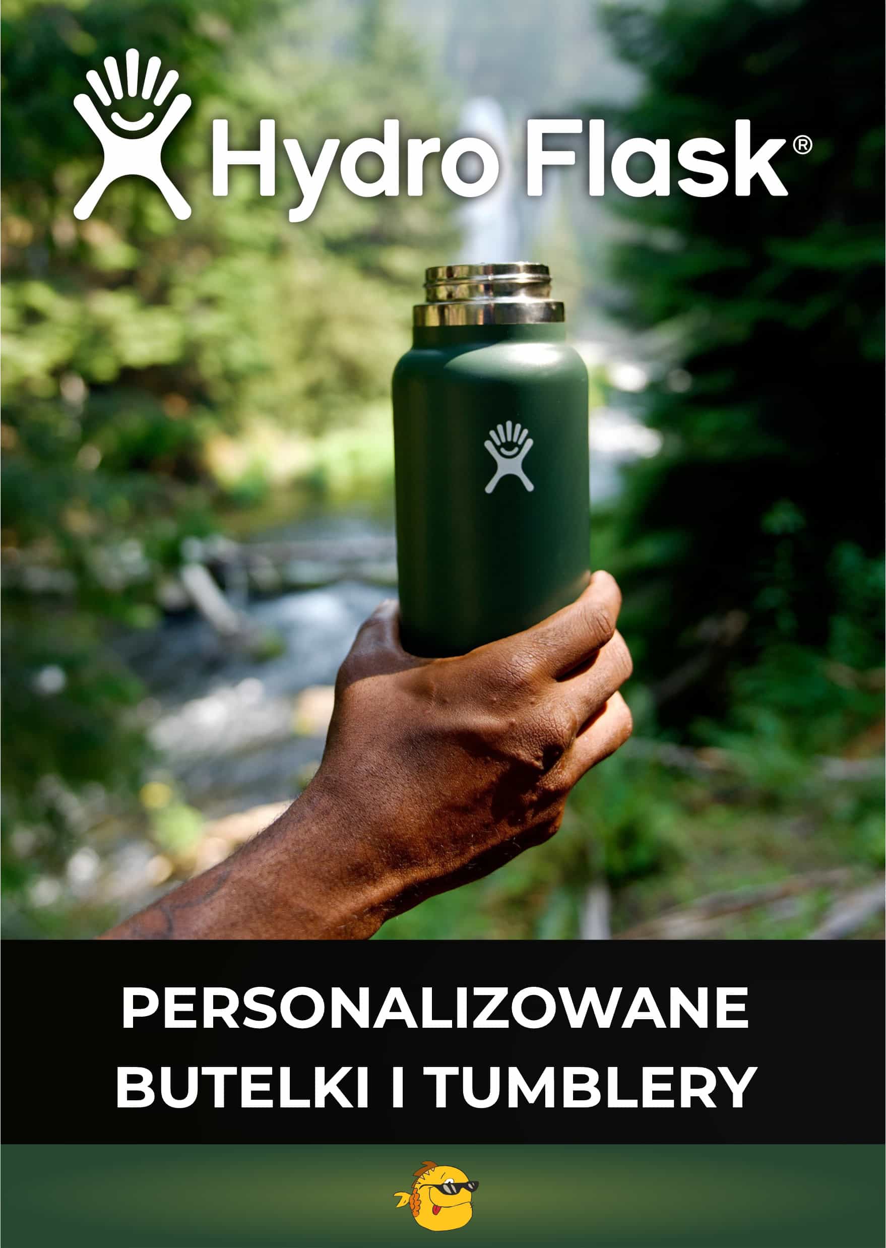 Personalizowane butelki, bidony i kubki marki Hydro Flask