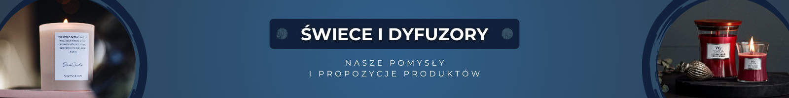 świece z logo