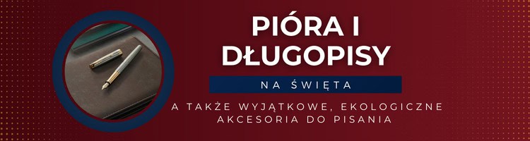 pióra i długopisy na sezon świąteczny