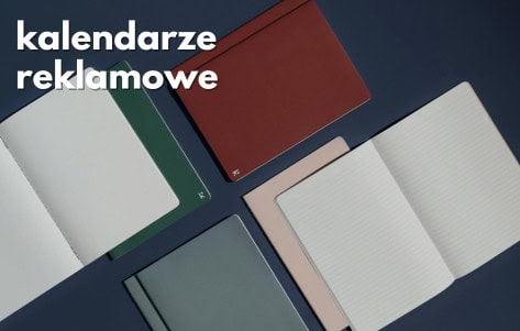 kalendarze i notesy do rozdawania na targach