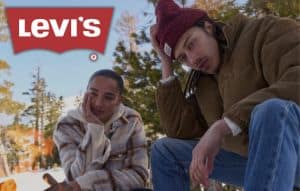 kurtki z logo levi's