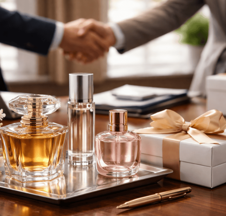 Perfumy z logowaniem dla klientów