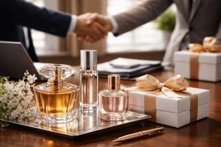 Perfumy z logowaniem dla klientów