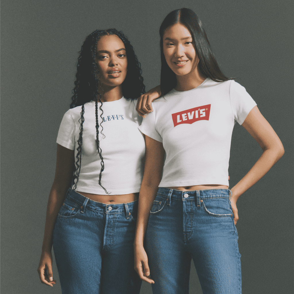 Damskie t-shirty Levi’s Perfect Tee jako premium odzież reklamowa i firmowa dla korporacji
